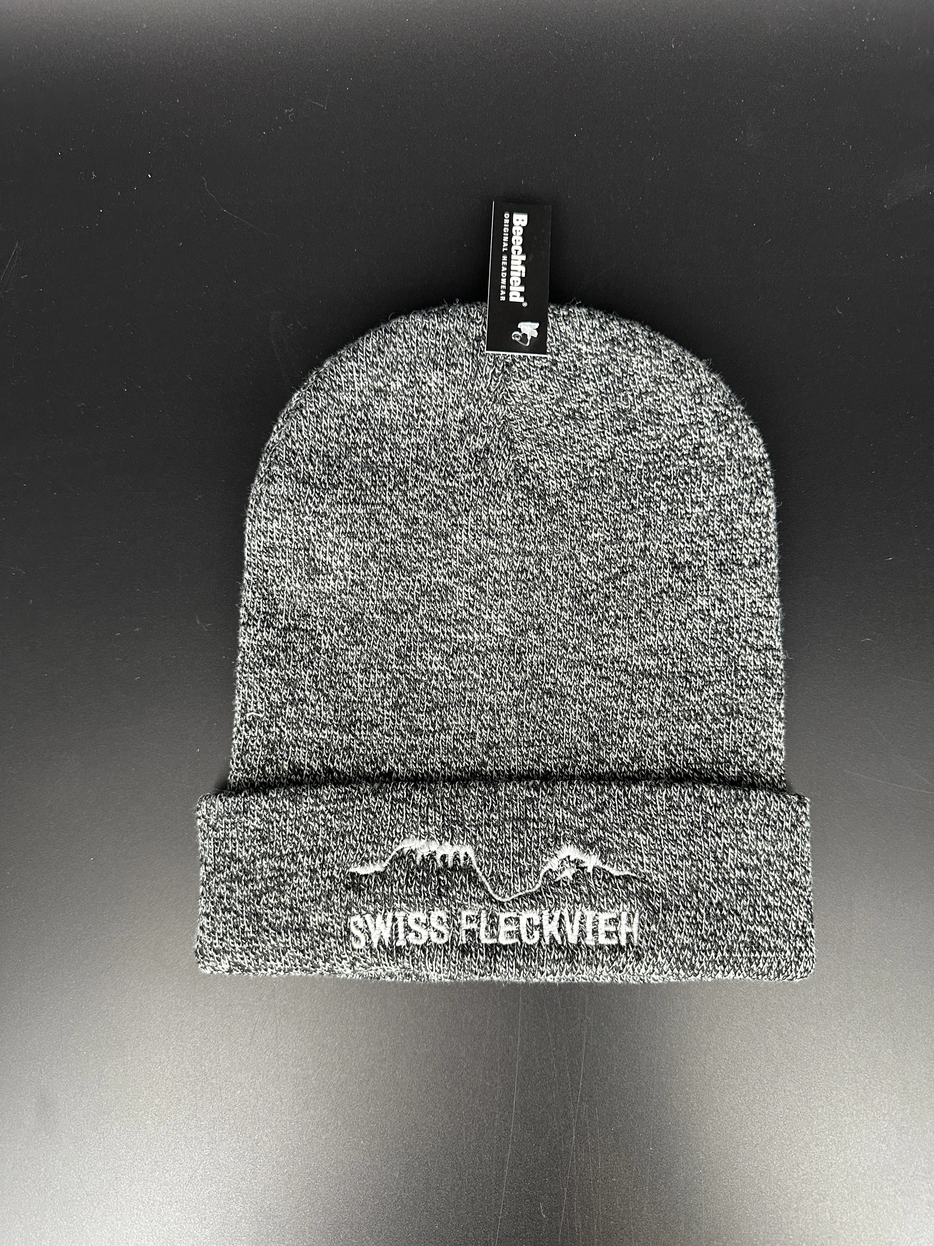 Swiss Fleckvieh Wintermütze, bestickt